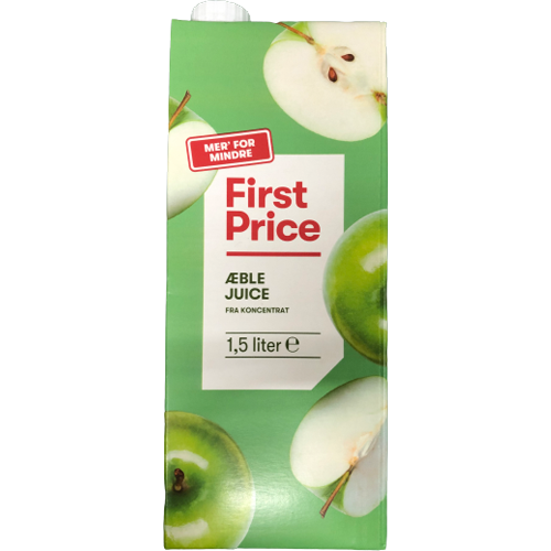 Æblejuice 1,5 l. (Billig)