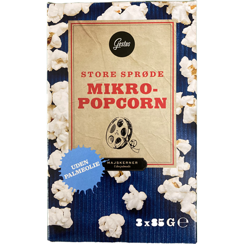 Popcorn, microovn