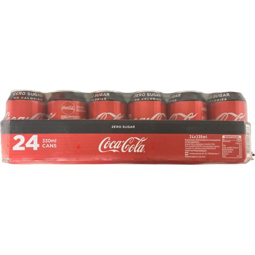 Coca Cola Zero, 24 stk.