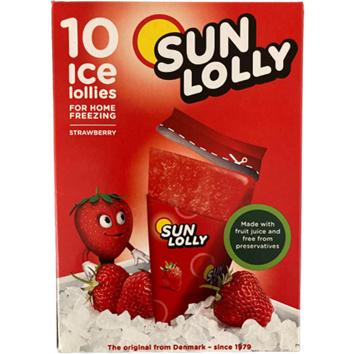 Sun Lolly, Strawberry/Jordbær